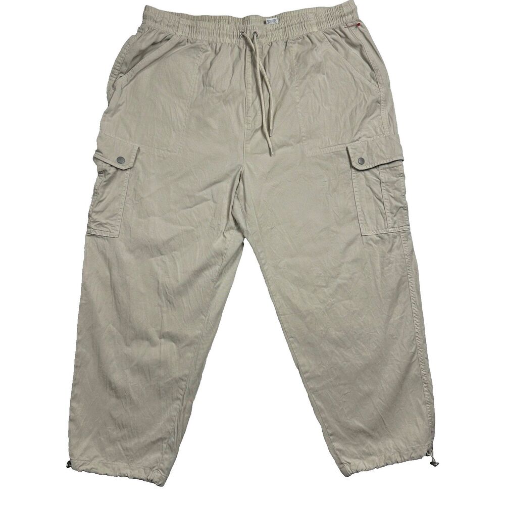 Time and Tru Beige Straight Leg Cargo Pants